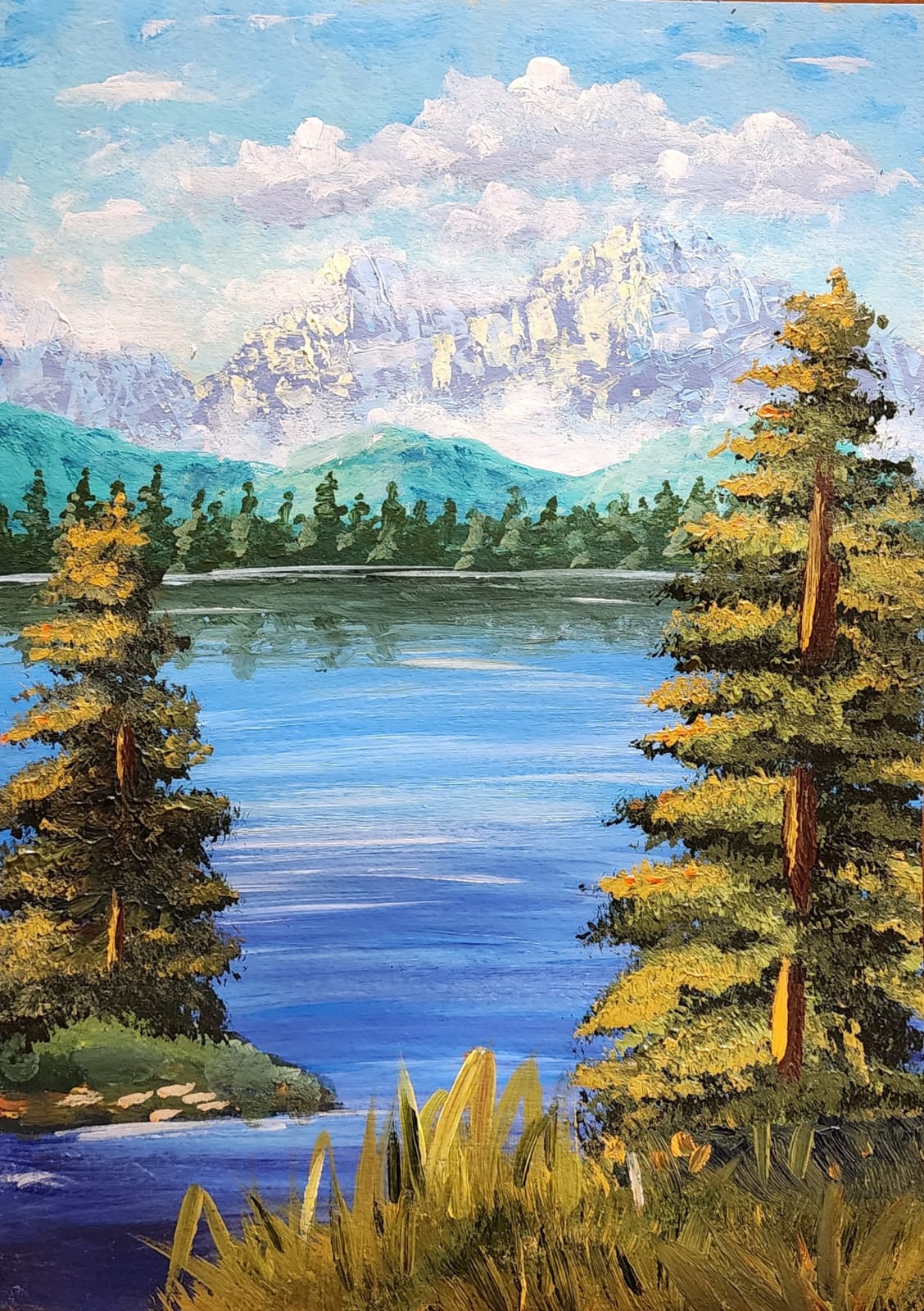 Serene Lake in the Mountains